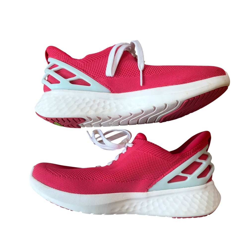 Kizik Athens Hands-Free Sneakers Pink‎ Slip-On Comfort Walking Shoes Women's 9.5